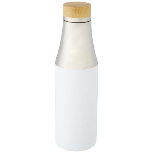 Hulan 540 Ml Copper Vacuum Insulated Stainless Steel Bottle With Bamboo Lid