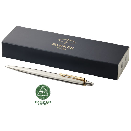 Parker Jotter Ss Ballpoint Pen (blue Ink)