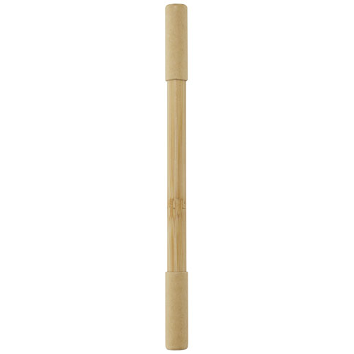 Samambu Bamboo Duo Pen (blue Ink)