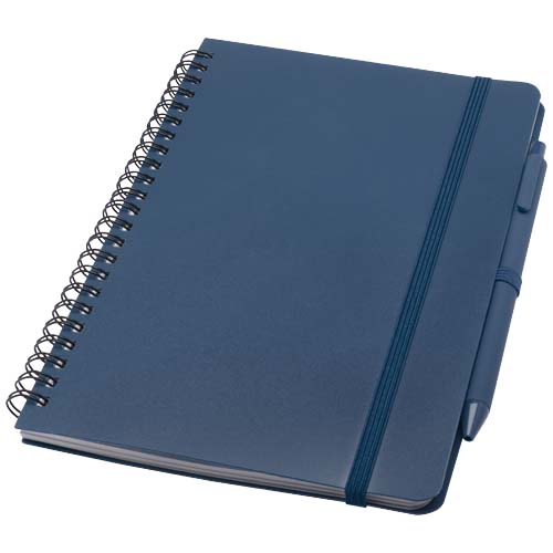 Thalaasa A5 Ocean-bound Hard Cover Notebook With Ballpoint Pen (black Ink)