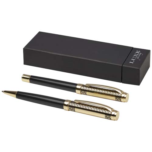 Legato Ballpoint And Rollerball Pen Set (blue Ink)