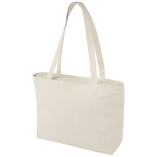 Ningbo 320 G/m² Zippered Cotton Tote Bag 15l