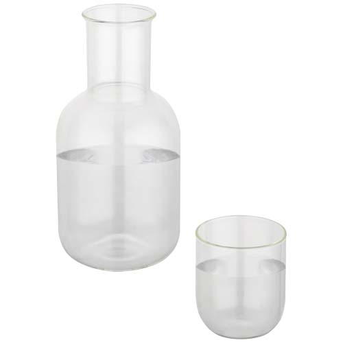 Amelie Glass Carafe And Cup Set With Matt Finish