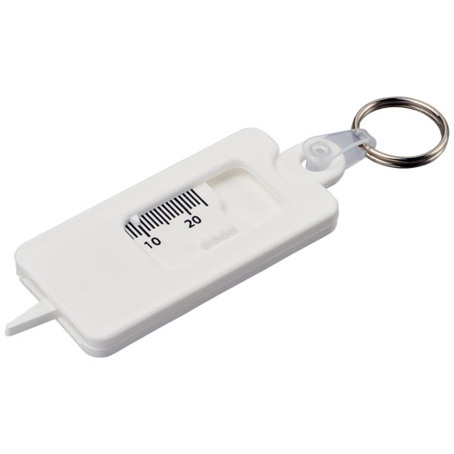 Kym Recycled Tyre Tread Check Keychain