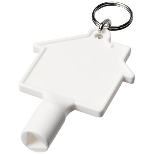 Maximilian House-shaped Recycled Utility Key Keychain