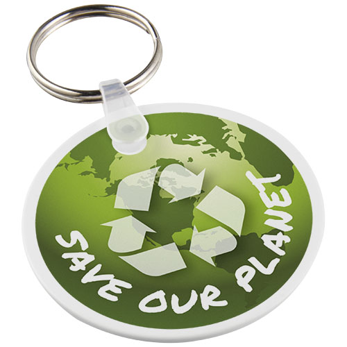 Tait Circle-shaped Recycled Keychain